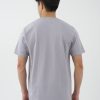 Kaos Polos Pria Abu Silver - Gambar 2