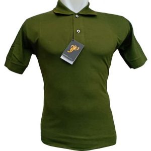 Polo Shirt Hijau Army Polos