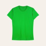 Kaos Polos Slimfit Wanita Warna Hijau Fuji