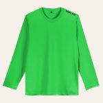 Kaos Polos Hijau Fuji Lengan Panjang