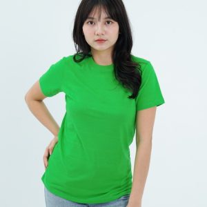 Kaos Polos Wanita Warna Hijau Fuji