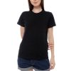 Kaos Polos Wanita Warna Hitam - Gambar 2