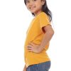 Kaos Polos Anak Warna Mustard - Gambar 3