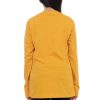 Kaos Polos Wanita Lengan Panjang Mustard - Gambar 4