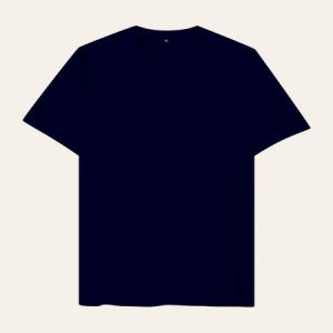 Kaos Polos V-Neck Biru Dongker