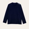 Kaos Polos Navy / Biru Dongker Lengan Panjang