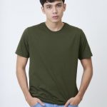 Kaos Polos Pria Hijau Army