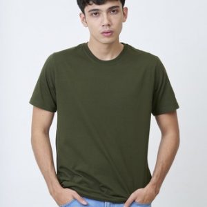 Kaos Polos Pria Hijau Army