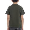 Kaos Polos Anak Warna Hijau Army - Gambar 3