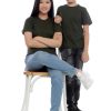 Kaos Polos Anak Warna Hijau Army