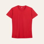 Kaos Polos Slimfit Wanita Warna Merah