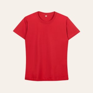 Kaos Polos Slimfit Wanita Warna Merah
