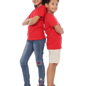 Kaos Polos Anak Warna Merah
