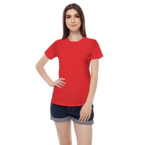 Kaos Polos Wanita Warna Merah