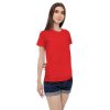 Kaos Polos Wanita Warna Merah - Gambar 2