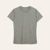Kaos Polos Slimfit Wanita Warna Abu Misty