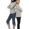 Kaos Polos Anak Lengan Panjang Abu Misty