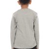 Kaos Polos Anak Lengan Panjang Abu Misty - Gambar 3