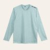 Kaos Polos Abu Misty Lengan Panjang