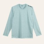 Kaos Polos Abu Misty Lengan Panjang