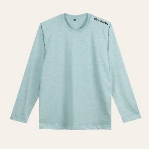 Kaos Polos Abu Misty Lengan Panjang