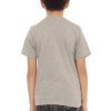 Kaos Polos Anak Warna Abu Misty - Gambar 3
