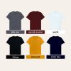 Kaos Polos V-Neck Abu Tua - Gambar 3