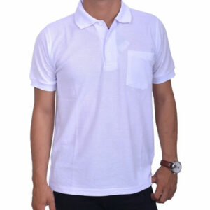 Kaos Polo putih Polos
