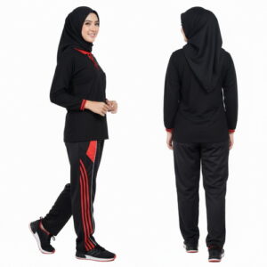 Setelan Kaos Olahraga Polo Wanita